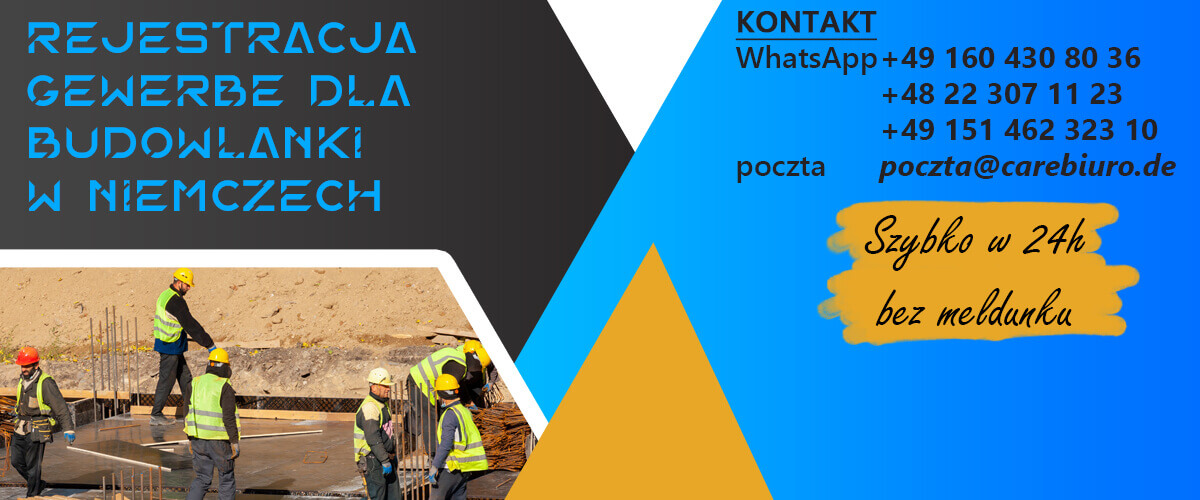 Rejestracja polskiej firmy w niemczech