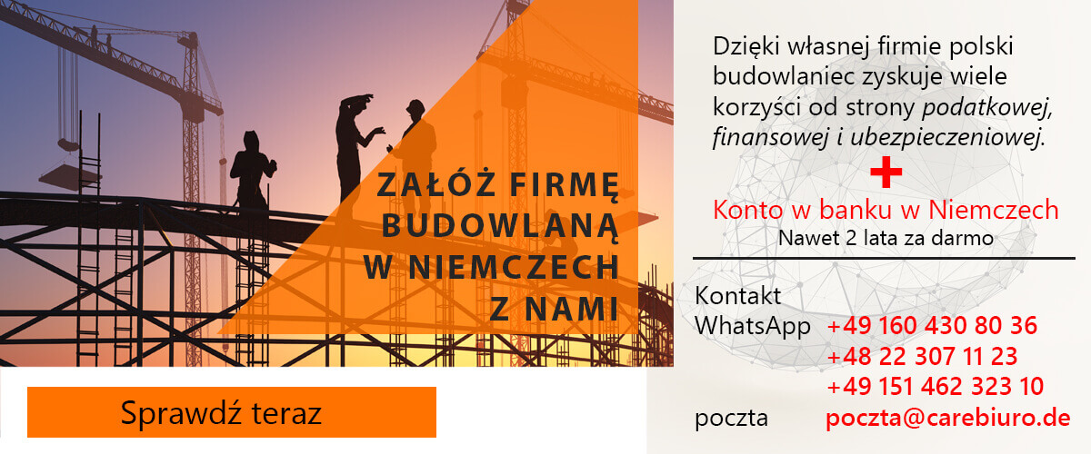 Rejestracja polskiej firmy w niemczech